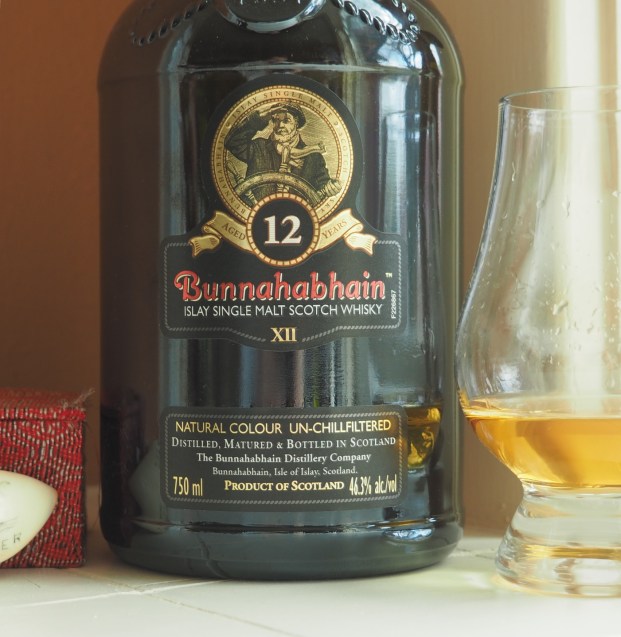 Bunnahabhain 12 and glass