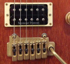 Seymour Duncan JB pickup, in situ.