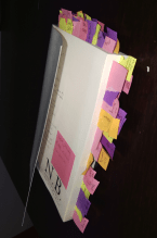 Paper books, paper notes, no search...annoying! 